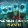 Zanzibar Jumping in Water