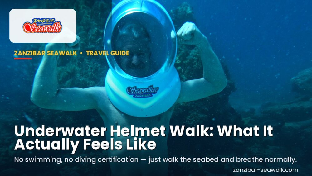 underwater helmet walk