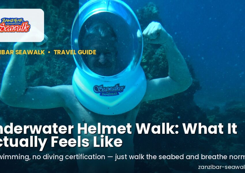 underwater helmet walk